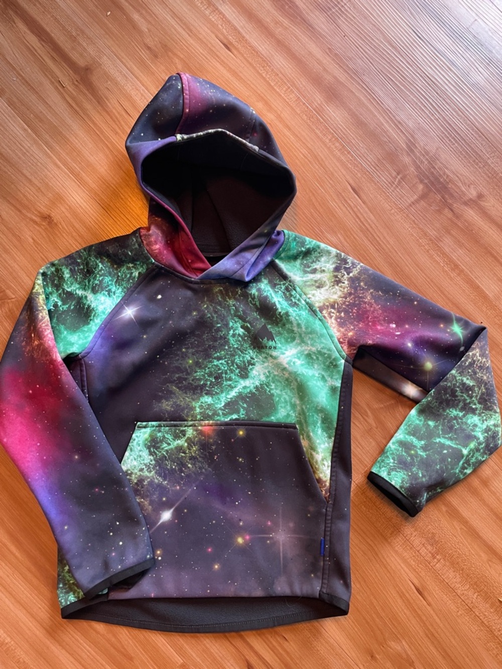 Burton Kids fleece line, weatherproof Galaxy Hoodie